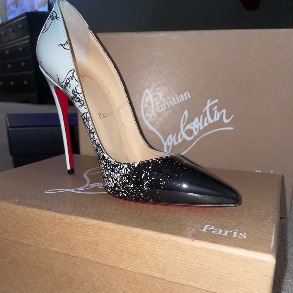 Black & White Christian Louboutin